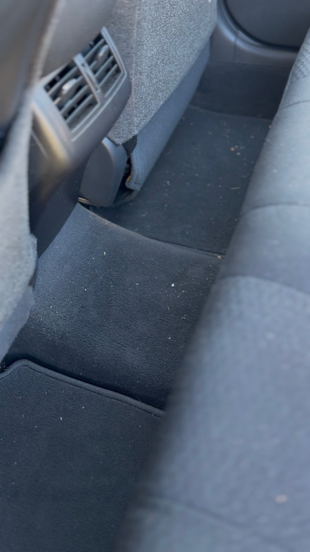 Back Seat Restoration before